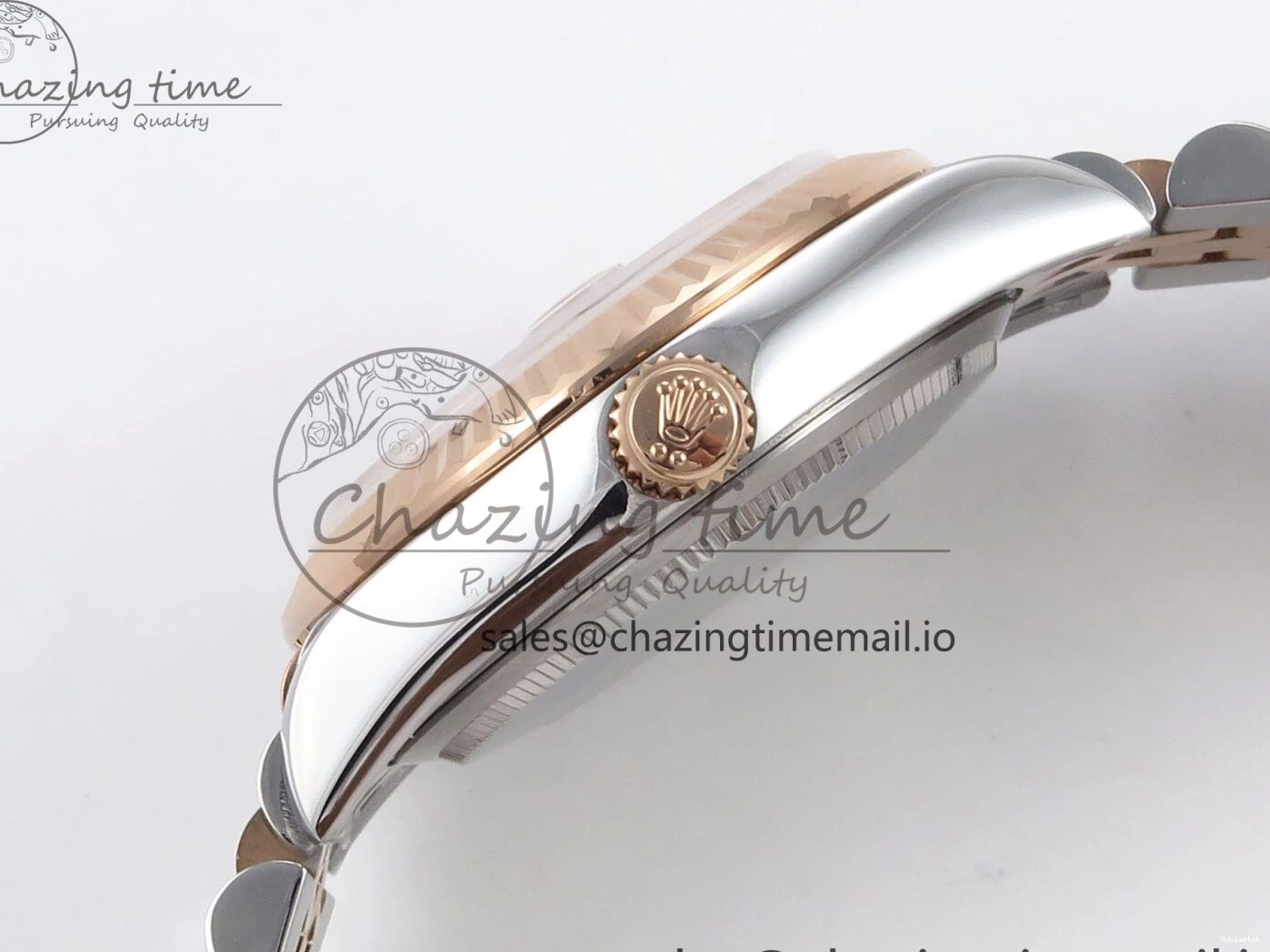 SS Bracelet Edition Dial White Best GMF 31 on RG 278271 DateJust Steel 1:1 A2824 Jubilee Stick 904L 1221